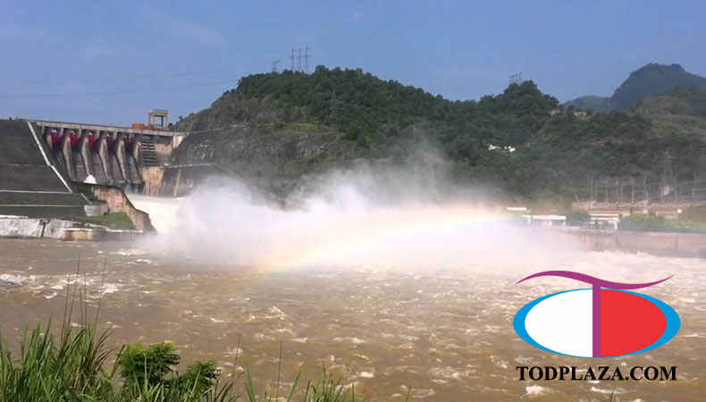 Hồ thủy điện Hòa bình thiếu nước bởi hiện tượng El nino