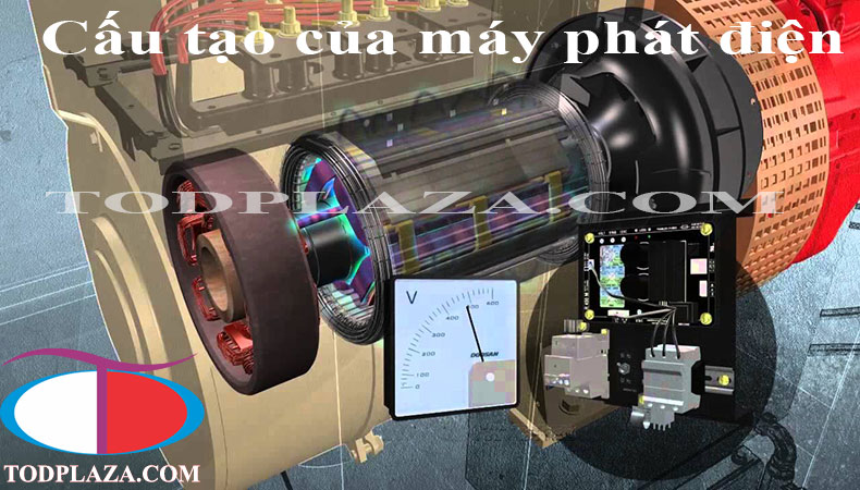 Cấu tạo của máy phát điện